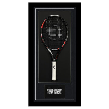 Framed Petra Kvitovas Signed Racket - Tennis Icon Autograph