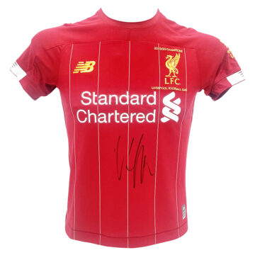 Jurgen Klopp Signed Shirt - Premier League Champions 2020