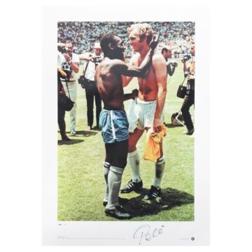 Pele Signed Poster Photo - World Cup 1970 Winner Autograph