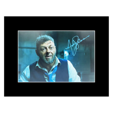 Signed Andy Serkis Photo Display - 16x12 Black Panther Icon