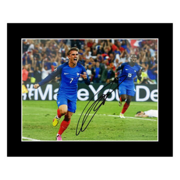 Signed Antoine Griezmann Photo Display - 12x10 France Icon