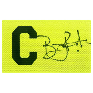 Signed Bryan Redpath Captain Armband - Scotland Rugby Icon