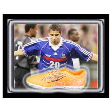 Signed David Trezeguet Boot Framed Dome - World Cup Winner 1998