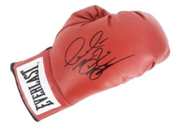 Signed Deontay Wilder Glove - Bronze Bomber Boxing World Champion