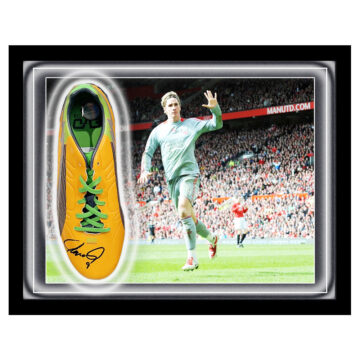 Signed Fernando Torres Framed Boot - Liverpool FC Icon