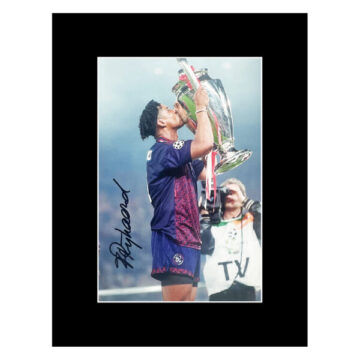 Signed Frank Rijkaard Photo Display 16x12 - Champions League Winner 1995