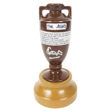 Signed Ian Botham Ashes Urn - England Cricket Icon Autograph