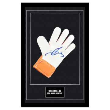 Signed Iker Casillas Framed Glove - Real Madrid Galactico