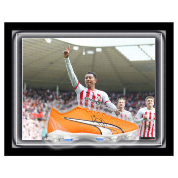 Signed Jobe Bellingham Boot Framed Dome - Sunderland Icon