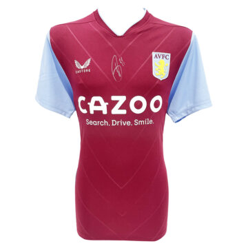 Signed Leon Bailey Shirt - Aston Villa FC Icon