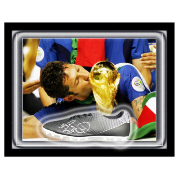 Signed Marco Materazzi Boot Framed Dome - World Cup Winner 2006