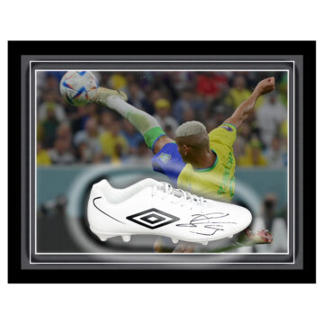 Signed Richarlison Framed Boot - World Cup 2022 Goal Of The Tournament