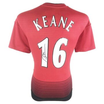 Signed Roy Keane Jersey - Manchester United FC Icon Autograph