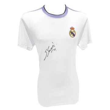 Signed Santiago Solari Shirt - Real Madrid Icon