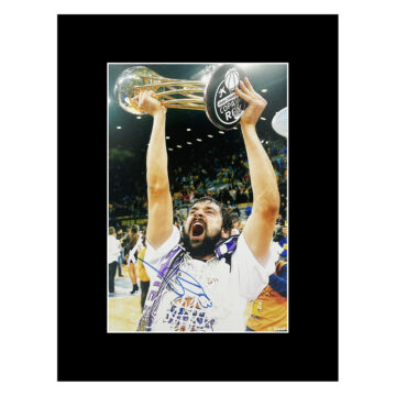 Signed Sergio Llull Photo Display - 16x12 Real Madrid Baloncesto Icon