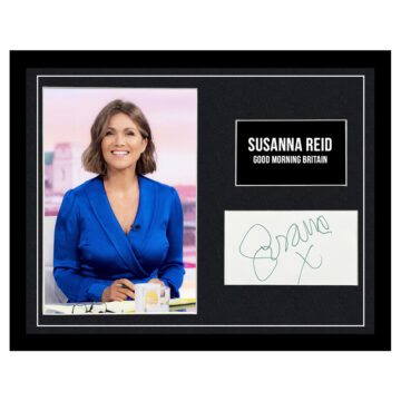 Signed Susanna Reid Framed Photo Display - 16x12 Good Morning Britain Icon