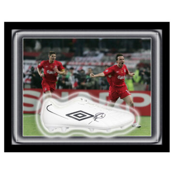 Signed Vladimir Smicer Framed Boot - Champions League Winner 2005