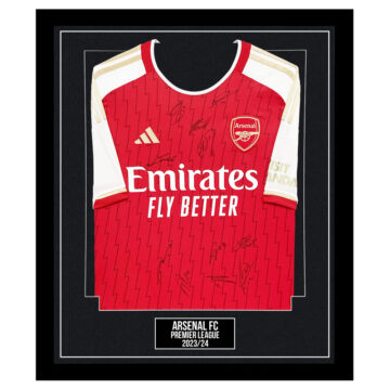 Arsenal Signed Framed Shirt - Premier League 202324