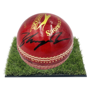 Shreyas Iyer Signed Framed Ball - India Cricket Icon