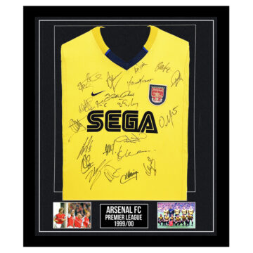 Signed Arsenal Framed Shirt - Premier League 199900