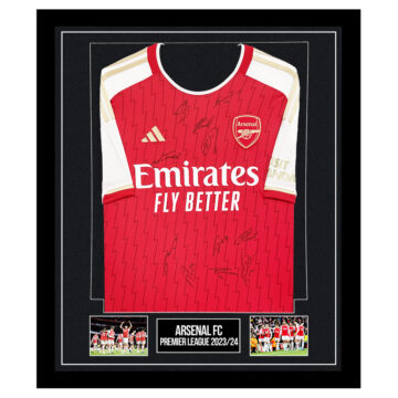 Signed Arsenal Framed Shirt - Premier League 202324