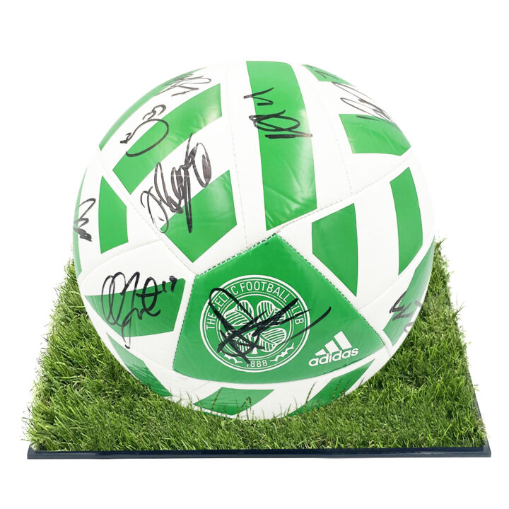 Signed Celtic FC Framed Football – Scottish Premiership Champions 2022