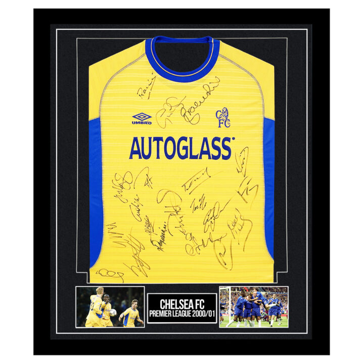 Signed Chelsea FC Framed Shirt - Premier League 200001