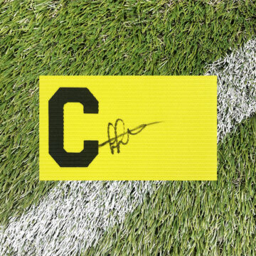 Signed Jermain Defoe Captain Armband - League Cup Winner 2008