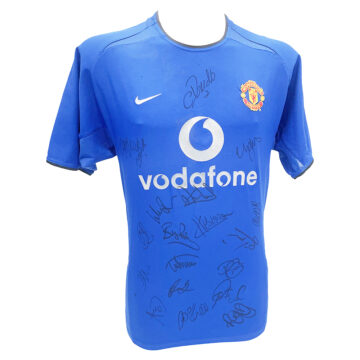 Signed Manchester United Shirt - Premier League Champions 200203