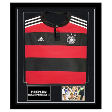 Signed Phillip Lahm Framed Display Shirt - World Cup Winner 2014